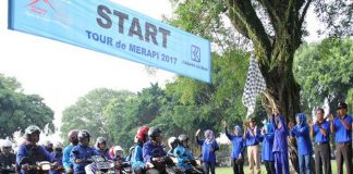 Peserta Tour De Merapi Membludak