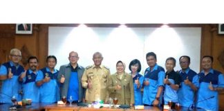 AUDIENSI PWI DIY KE BUPATI SLEMAN – Manfaatkan Rakernas untuk Promosi Wisata