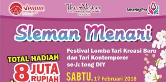 Sleman Menari, Festival Lomba Tari Kreasi Baru dan Tari Kontemporer Se – Jateng dan DIY
