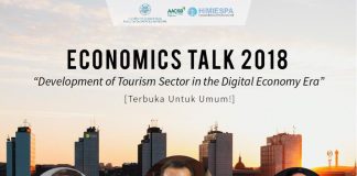 Economics Talk 2018, Development of Tourism Sector in the Digital Economy Era