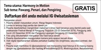 Lomba Foto Festival Merapi 2018, Harmony In Motion