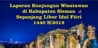 Laporan Kunjungan Wisatawan Lebaran 2019 di Kabupaten Sleman