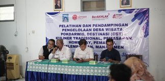 Dinas Pariwisata Sleman Gelar Pelatihan dan Pendampingan Pengelolaan Desa Wisata di Kalurahan Tegaltirto