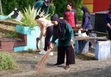 Tingkatkan Kenyamanan di Ruang Publik, Dispar Sleman Bersih2 di Sleman Creative Space